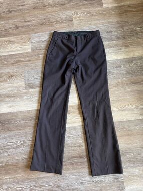 Banana Republic Brown Straight-Leg Dress Pants